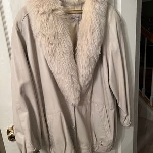 Vintage leather coat